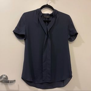 Business casual short sleeve blouse korean fashion